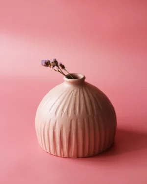 PINK BOMB FLOOR VASE