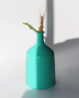 PINT GREEN FLOOR VASE