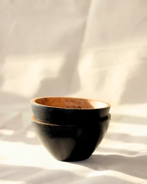 BLACK PARADISE BOWLS ( SET OF 2 )