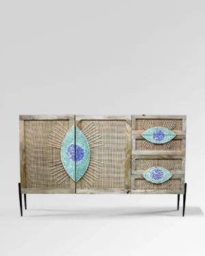 RUSTIC EYE - TWO DOOR TWO DRAWER SIDEBOARD