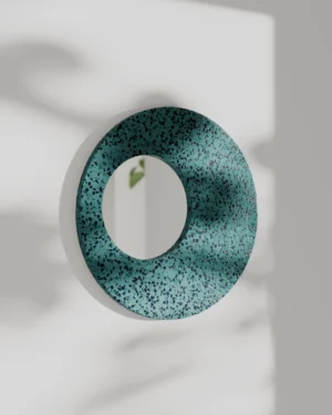 PATCHY GREEN WALL MIRROR