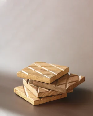 CRISS CROSS COASTER ( SET OF 4 )
