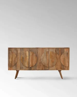 WOODEN CIRCLE ERA - THREE DOOR SIDEBOARD